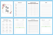 2024-2027 4 year Monthly Planner, a Stationery Template by Designmela01 (Thumbnail 5 of 9)