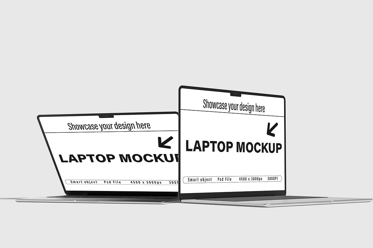 Isometric laptop mockup, a Mac Mockup by Graphicbars (Photo 16 of 20)