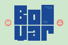 CS Bolvar – Bold Font