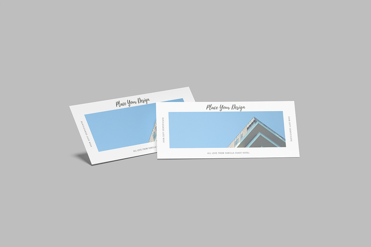 Gift Voucher Mockup, a Print Template by rizalamora (Photo 3 of 12)