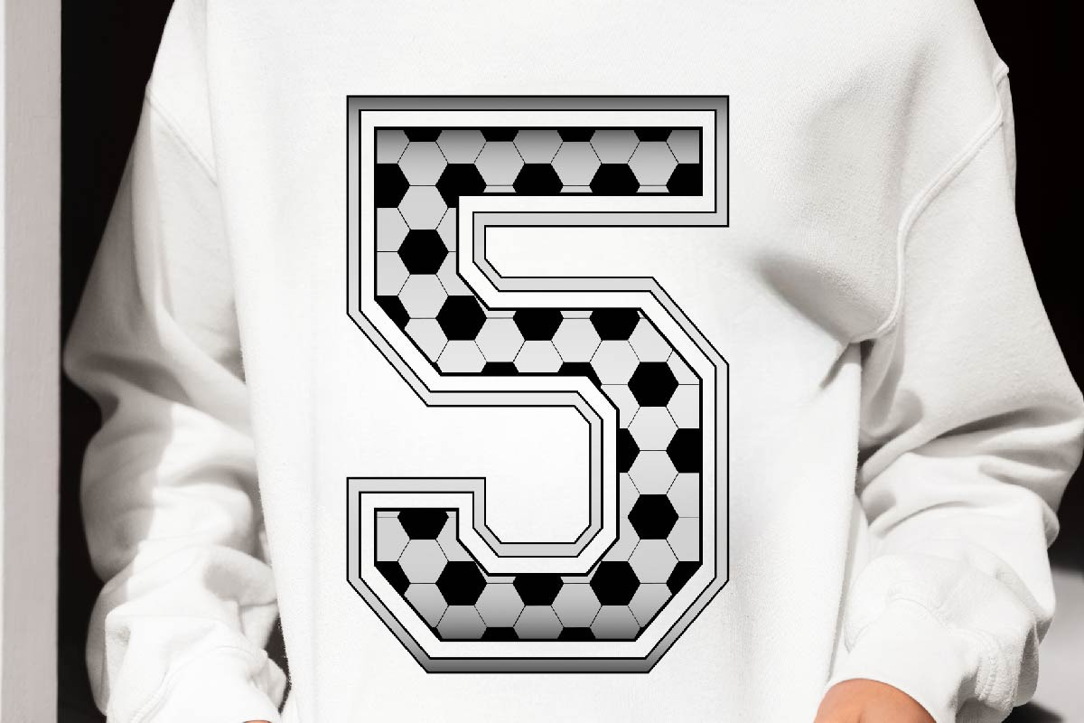 Soccer Alphabets and Numbers SVG, an Object Graphic by EllaMaiyaali (Photo 5 of 6)