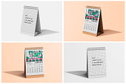 A5 Vertical Desk Calendar Mockup Set, a Household Mockup by Remnand Studio (Thumbnail 7 of 10)