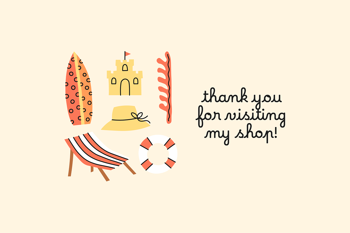 Summer Time Vector Illustration Kit, an Object Graphic by semenova.sense (Photo 13 of 13)