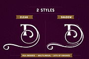 Corisa display font with swashes, a Script Font by BlackCatsMedia (Thumbnail 4 of 6)