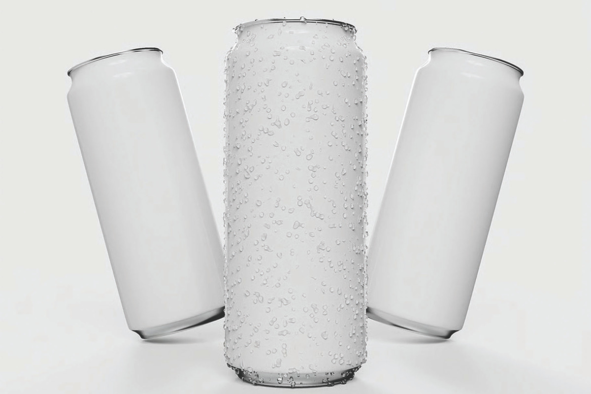 Beer or Soda Cans Mockup, an Advertising Mockup by skybluecreative (Photo 3 of 3)