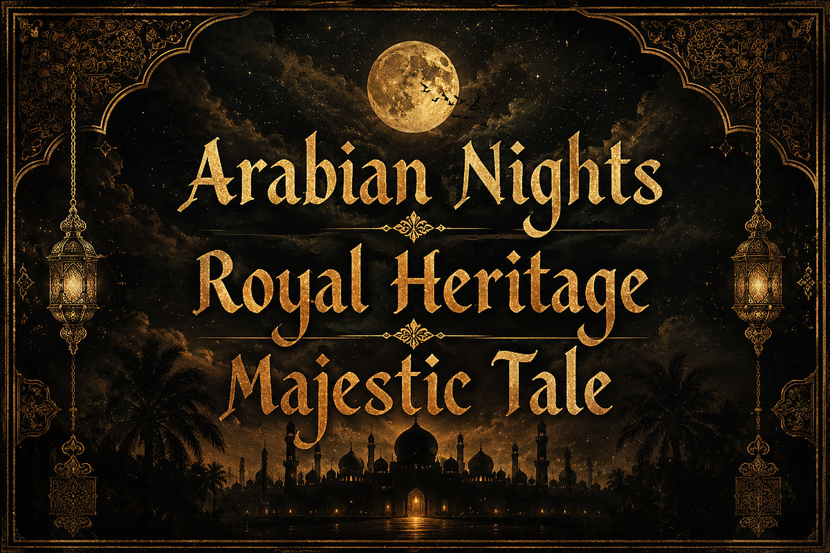 Arabique Majesty, a Serif Font by Wow Magic (Photo 2 of 4)