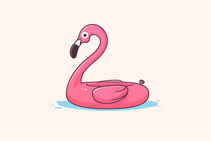 Flamingo Float