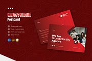 Hyfort Studio - Postcard, a Print Template by Esensifiksi.studio (Thumbnail 1 of 3)