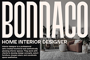 Bonnaco Font Collaboration, a Sans Serif Font by MaikoHatta (Thumbnail 8 of 9)