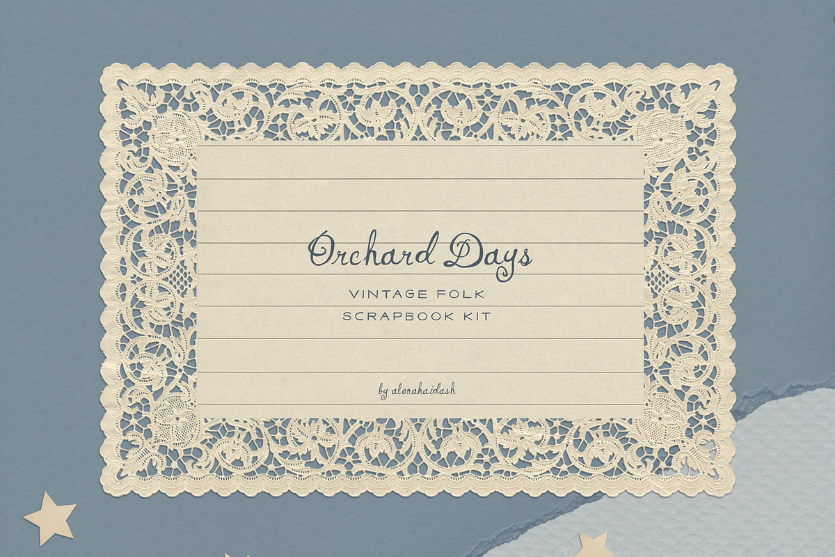 Orchard Days - Vintage Scrapbook Kit, an Object Graphic by alonahaidash (Photo 17 of 17)