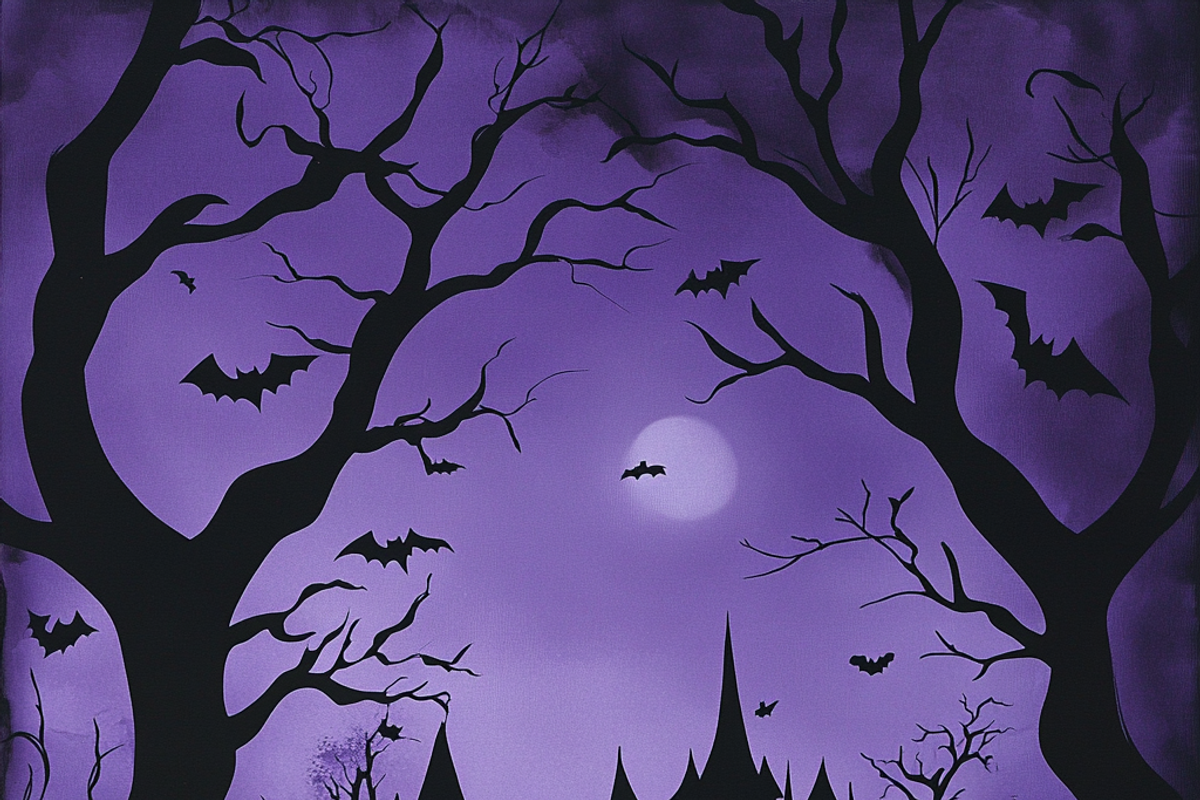 Spooky Silhouettes, a Background Graphic by Printable Treasure (Photo 7 of 10)