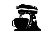 Kitchen Stand Mixer Silhouette Bundl, an Illustration by Gaye Art (Thumbnail 4 of 31)