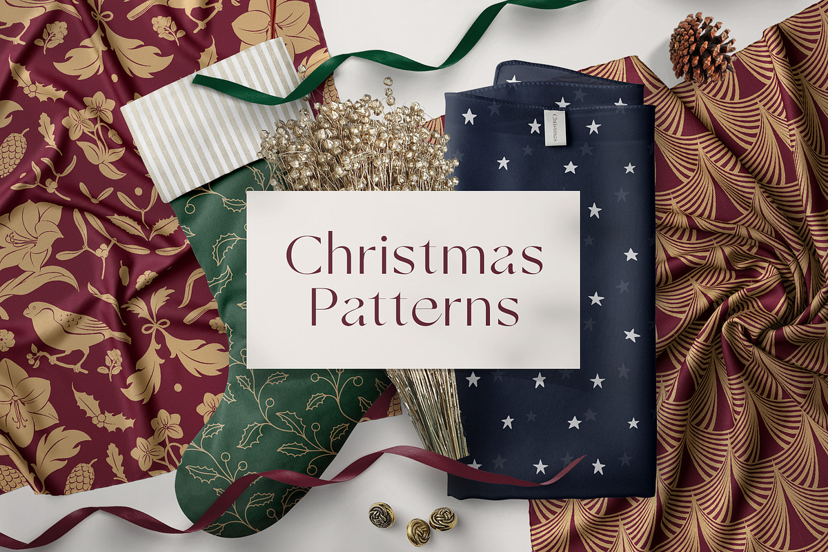 Christmas Patterns, a Pattern Graphic by PatrushevaYana (Photo 12 of 12)
