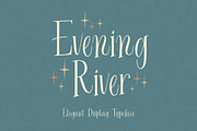 Evening River - Elegant Display Type, a Font by Littlehand (Thumbnail 1 of 8)
