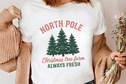 North Pole Tree Farm Christmas PNG, a Seasonal Illustration by CrexoraLab (Thumbnail 4 of 4)