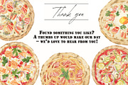 Rustic Italian Pizza Recipe Set, a Food Illustration by Sunshine Art (Thumbnail 10 of 10)