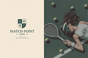 Tennis Core logos - CANVA, AI, PSD, a Branding & Logo Template by Orca Design (Thumbnail 10 of 13)