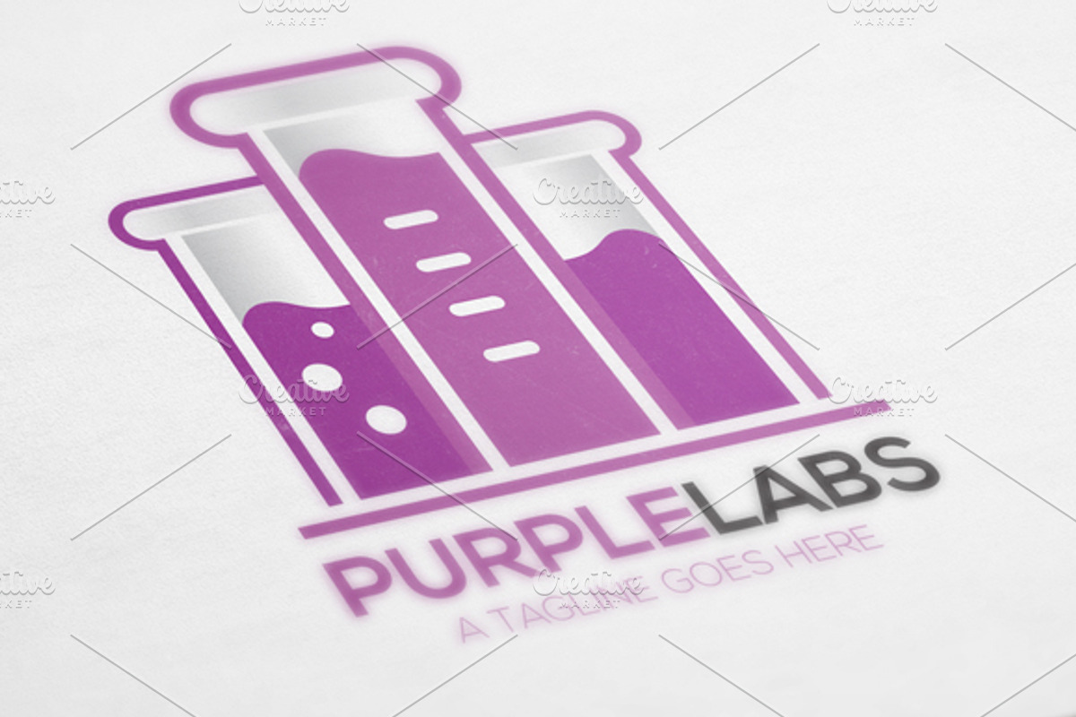 Purple Labs | Logo Template, a Branding & Logo Template by Dsquared Media (Photo 1 of 2)