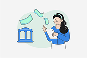 Payment Transaction Illustration, an Object Graphic by Jump Studio (Thumbnail 3 of 12)