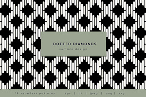 Dotted Diamonds. Surface Design