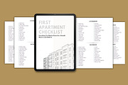 First Apartment Checklist Printable, a Stationery Template by Coral Beauty (Thumbnail 3 of 4)