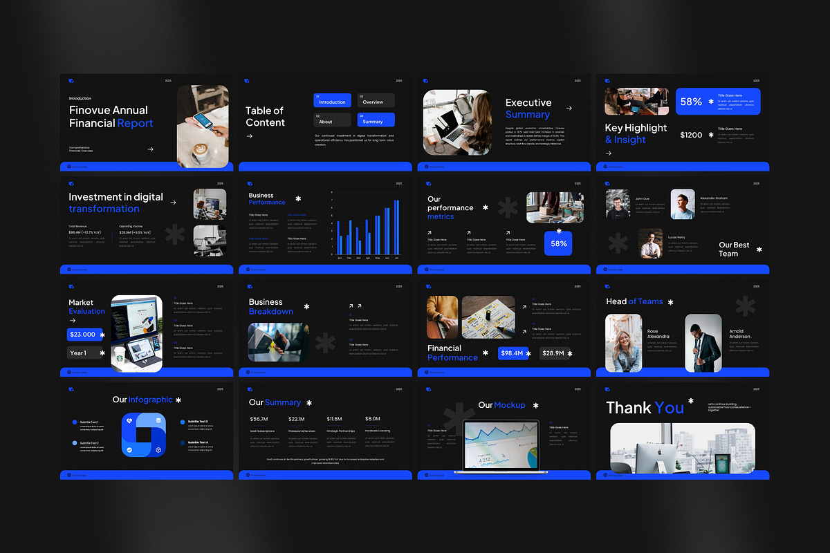 Corporate Financial Report SlideDeck, a Presentation Template by Eklip Studio (Photo 6 of 6)