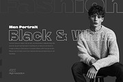 90 Men Black & White Photos Bundle, a Beauty & Fashion Photo by INTENTFX (Thumbnail 7 of 10)