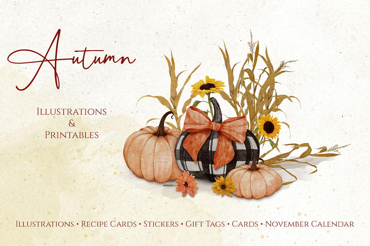 Autumn Illustrations & Printables, a Decorative Illustration by Maggie Stilwell Design (Photo 1 of 16)