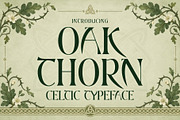 Oakthorn - Historical Celtic Type, a Serif Font by HipFonts (Thumbnail 1 of 9)