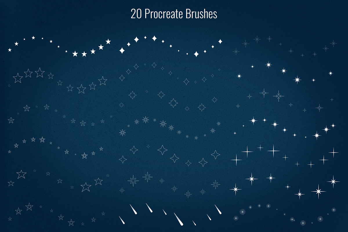 Stars and Sparkles Brushes, a Brush Add-On by SmuffizStudio (Photo 3 of 4)