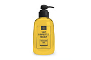 Soap Pump Bottle Mockup Template Set, a Household Mockup by DesignRushMarket (Thumbnail 9 of 11)