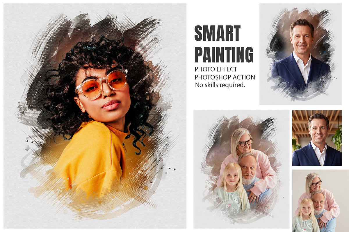 Smart Painting Photoshop Action, an Action Add-On by MRI STUDIO (Photo 1 of 14)