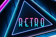 Airon| stereo effect font, a Sans Serif Font by wowomnom (Thumbnail 4 of 4)