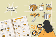 Whimsical Reading: Doodle & Cliparts, a Decorative Illustration by Heartwarming Art (Thumbnail 8 of 9)