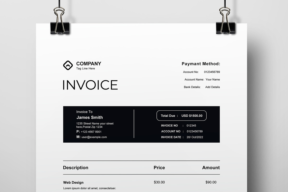Invoice Design Layouts
