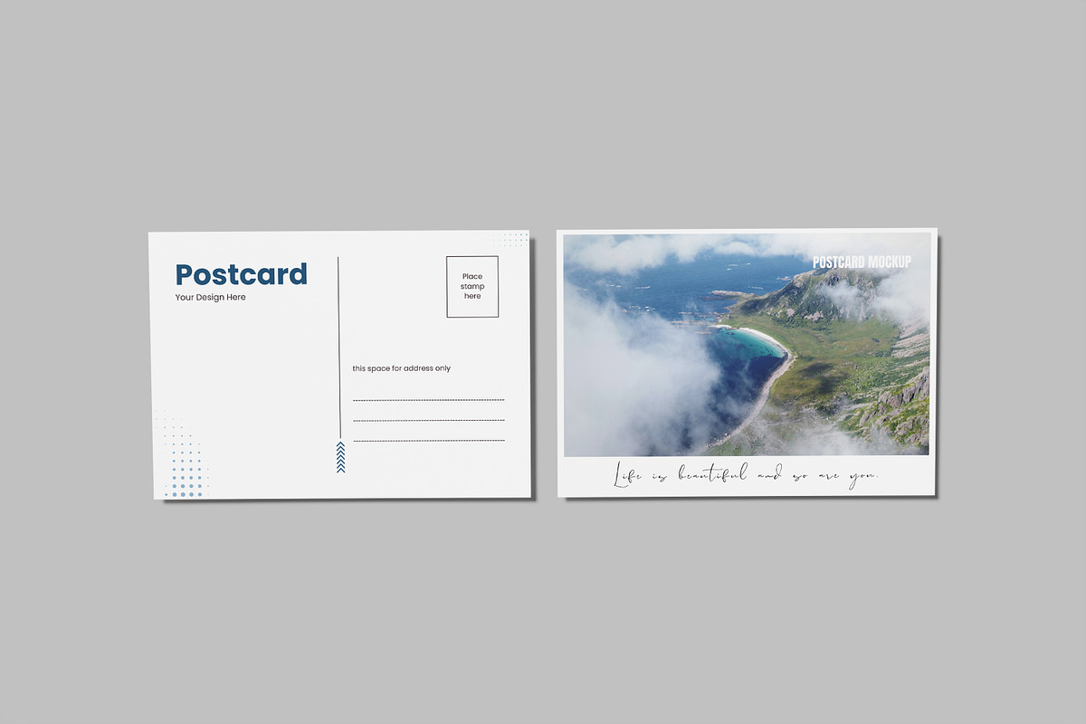 Simple Postcard Mockup, an Advertising Mockup by lamorastudio (Photo 9 of 11)