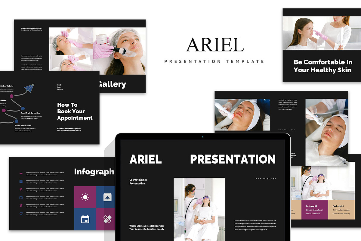 Ariel : Cosmetologist Keynote, a Presentation Template by Punkl Camp (Photo 1 of 9)