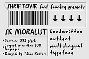 SK Moralist — Handwritten Font, a Font by Shriftovik Type Foundry (Thumbnail 3 of 8)