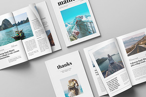 Maine Magazine Template