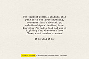 Olivetti Lettera - A Typewriter Font, a Serif Font by Komet & Flicker (Thumbnail 10 of 13)