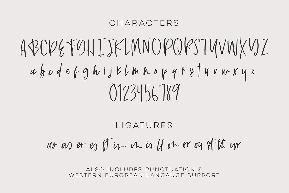 Routinely Script, a Script Font by Beck McCormick (Photo 9 of 10)