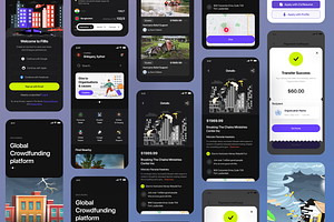 Filllo Crowdfunding App UI Kit