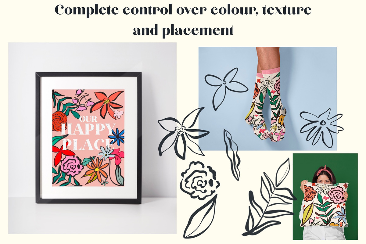 Procreate Floral Stamp Kit, a Brush Add-On by KJP Designs (Photo 10 of 11)