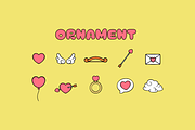 Cupid Love - Retro Cartoon Stamp, a Brush Add-On by Pixel Picasso Studio (Thumbnail 4 of 11)