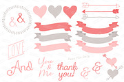 Coral Flower Heart Vectors & Clipart, an Illustration by Amanda Ilkov (Thumbnail 4 of 4)