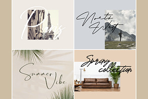 Modern Signature Font Bundle Vol 2