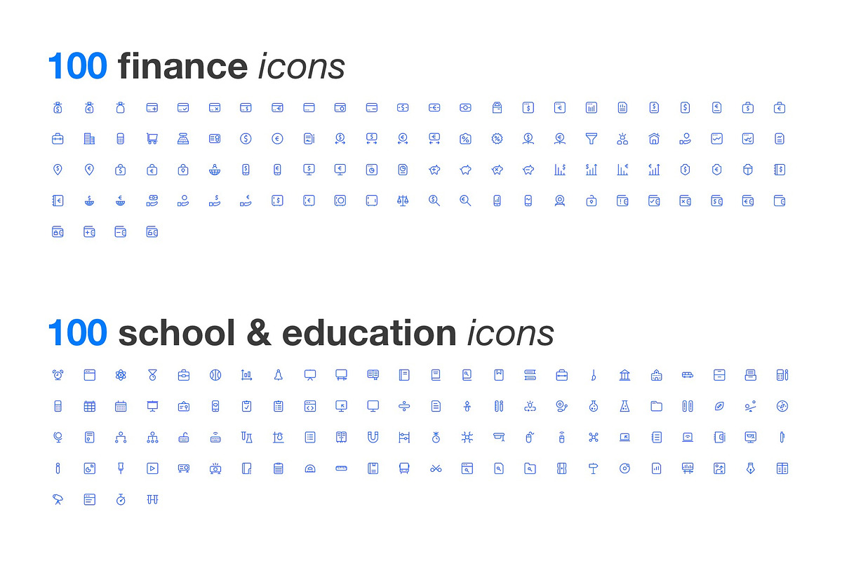 Icon bundle – Made for iOS, an Outline Icon by IconUncle (Photo 3 of 7)