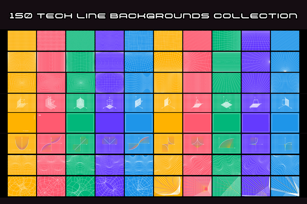 Tech Futuristic Textures, a Texture Graphic by barsrsind (Photo 9 of 9)