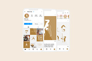 Hand Drawn Yoga Poses Illustrations, a Sport Illustration by Irene Florentina Design (Thumbnail 4 of 4)