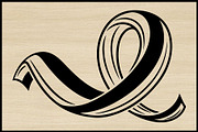50 Flourish Silhouette Clipart Set, an Illustration by yasushie (Thumbnail 2 of 4)